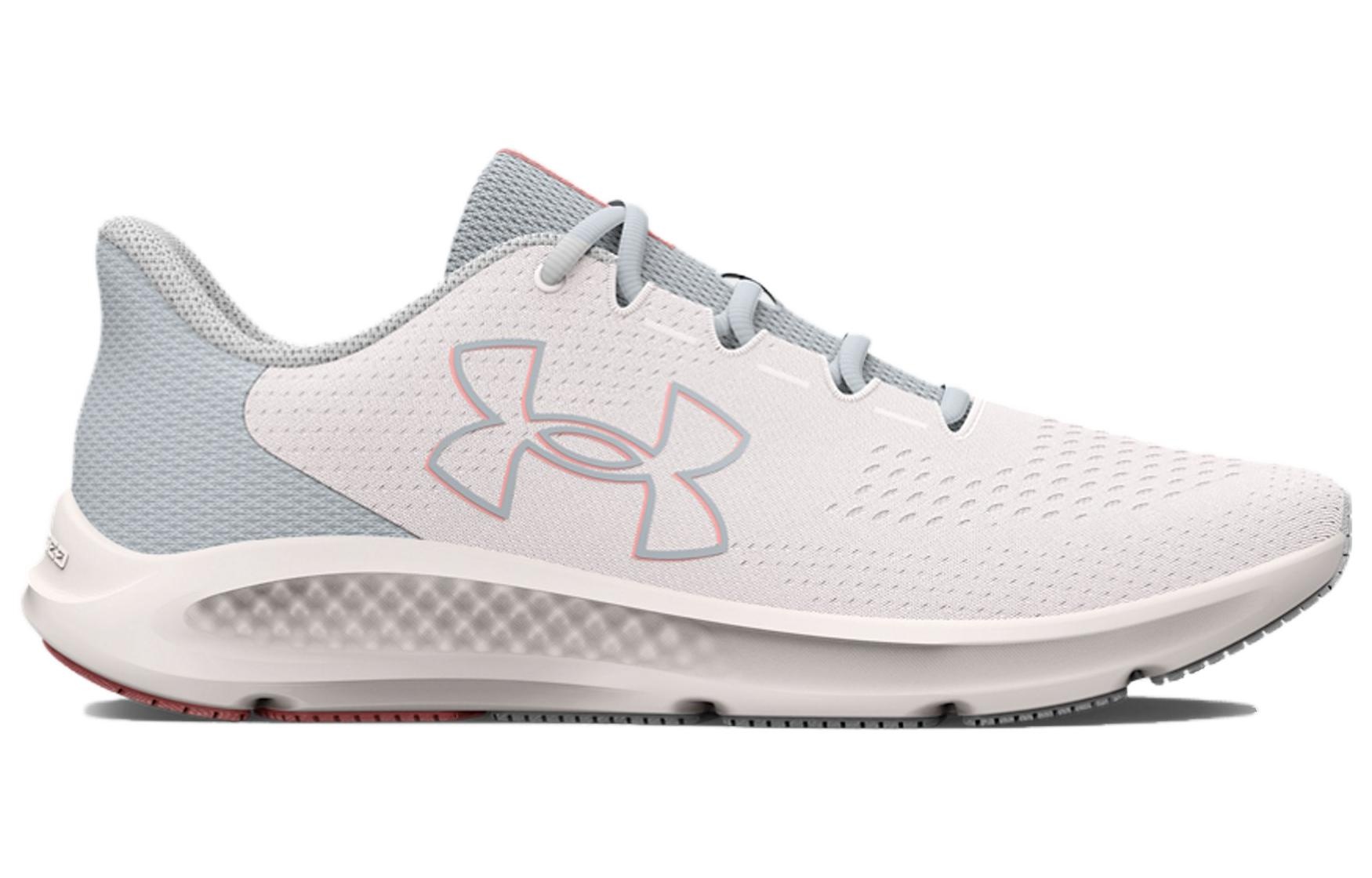 (WMNS) Under Armour Charged Pursuit 3 'Big Logo - White Pink Fizz' 3026523-101 - 3