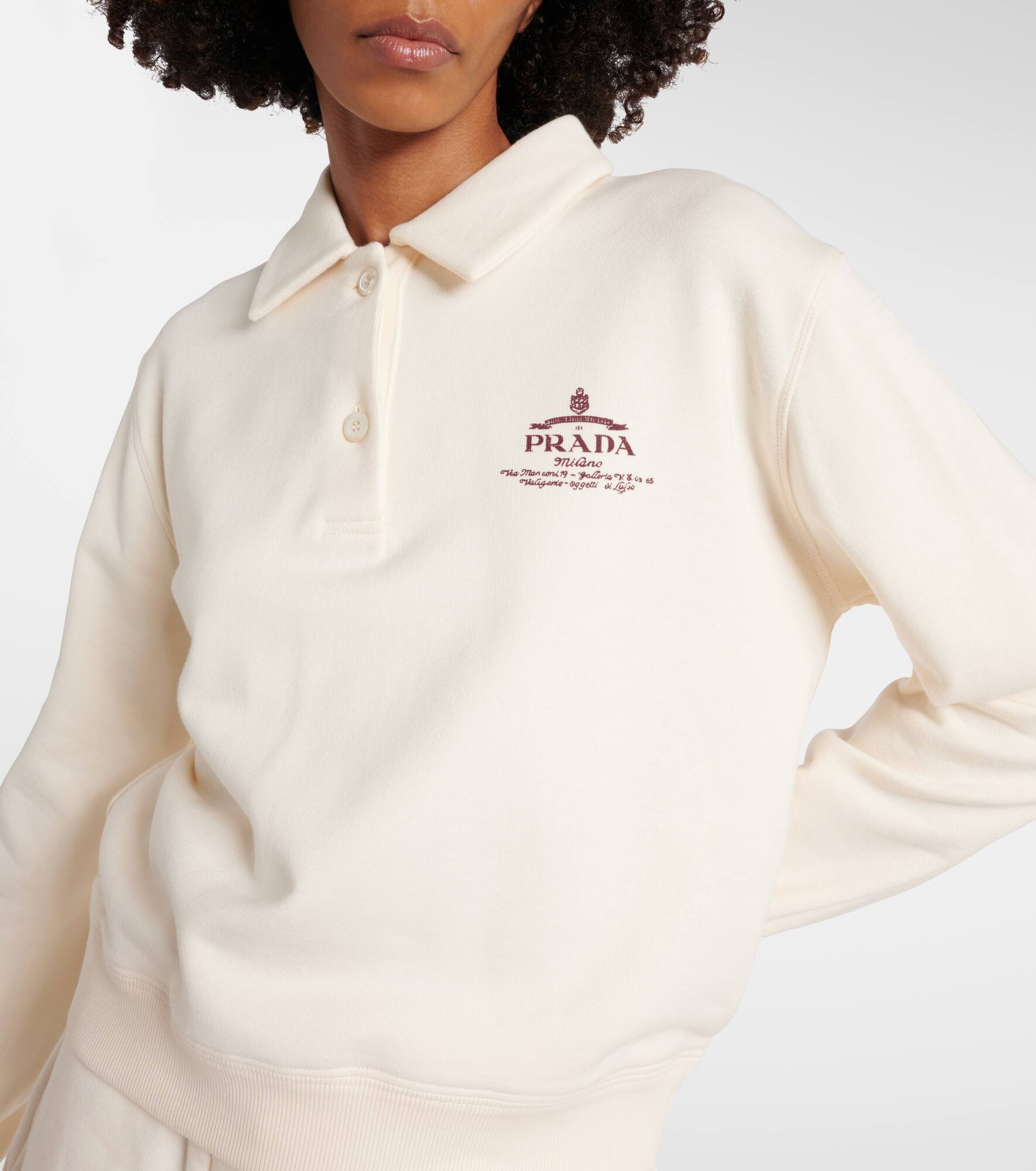 Cotton polo sweater - 4