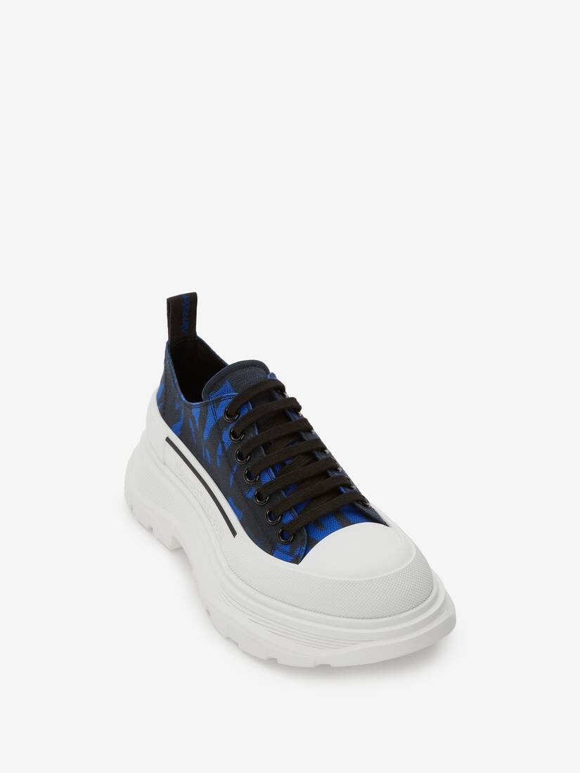Tread Slick Lace Up in Black/blue - 2