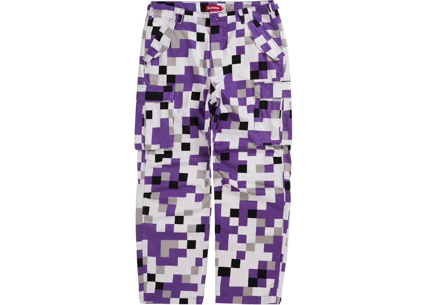 Supreme Cargo Pant (FW20) Purple Digi Camo - 1