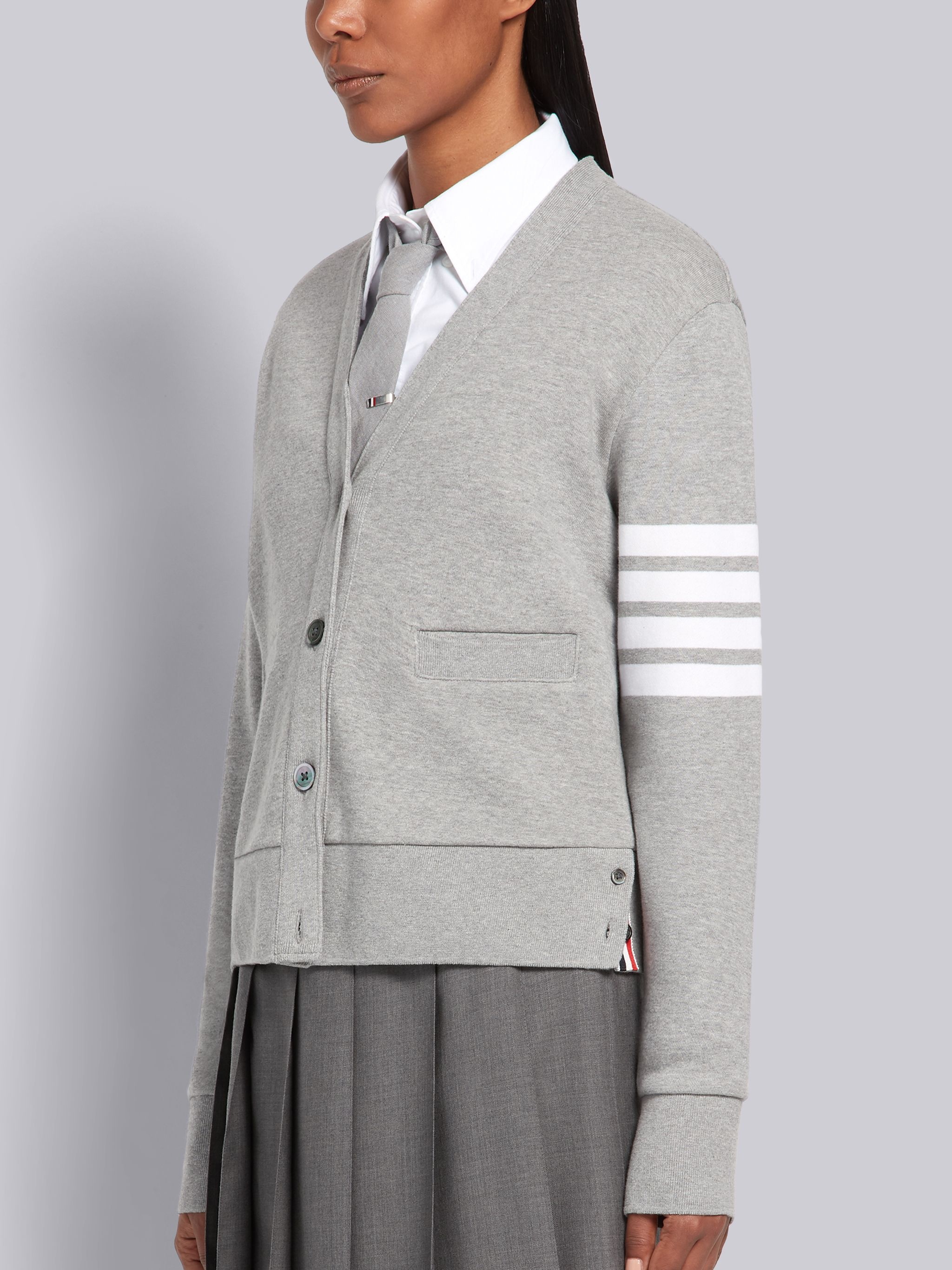 4-Bar stripe cardigan - 2