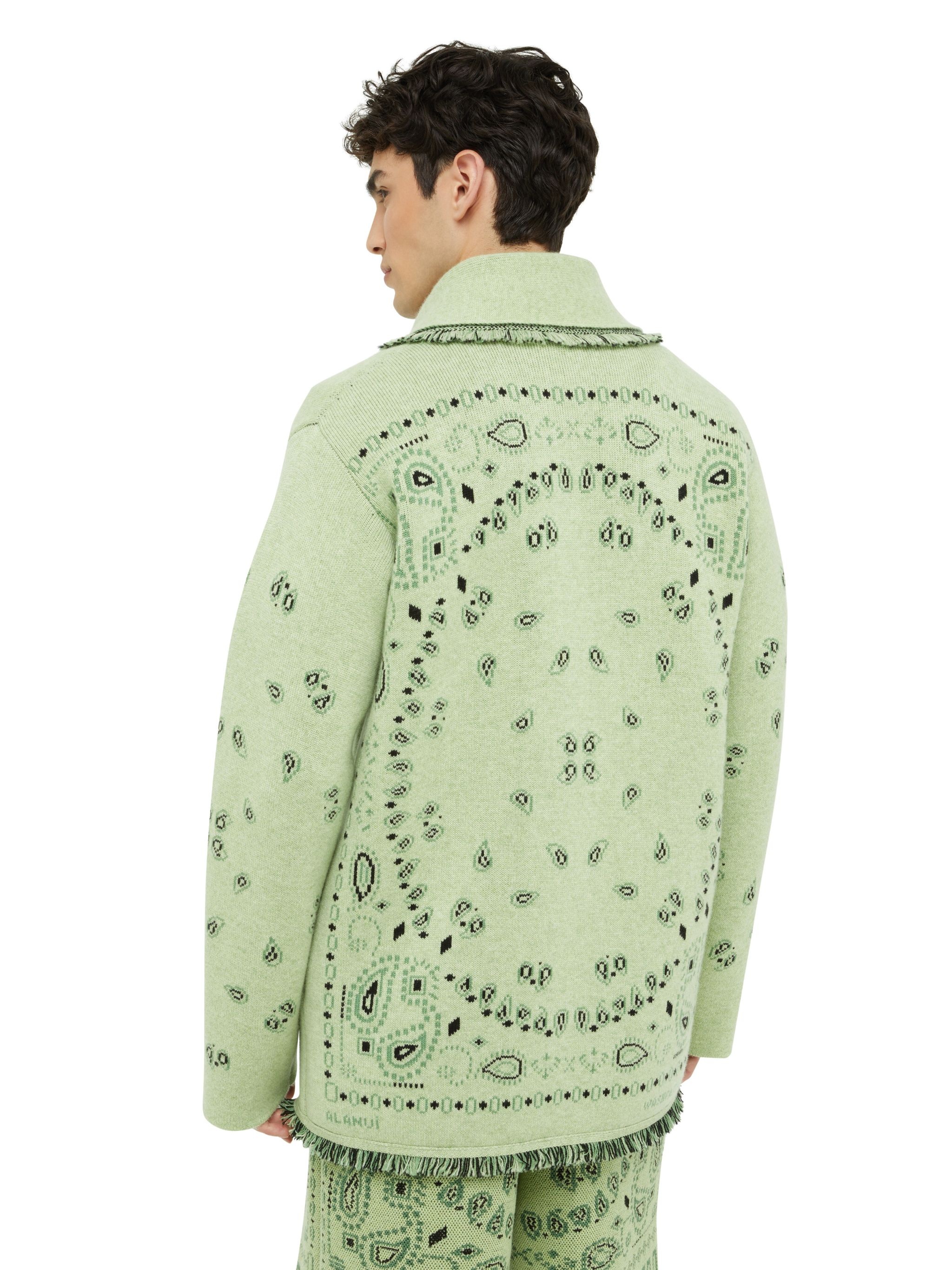 Bandana Jacquard Cardigan - 8