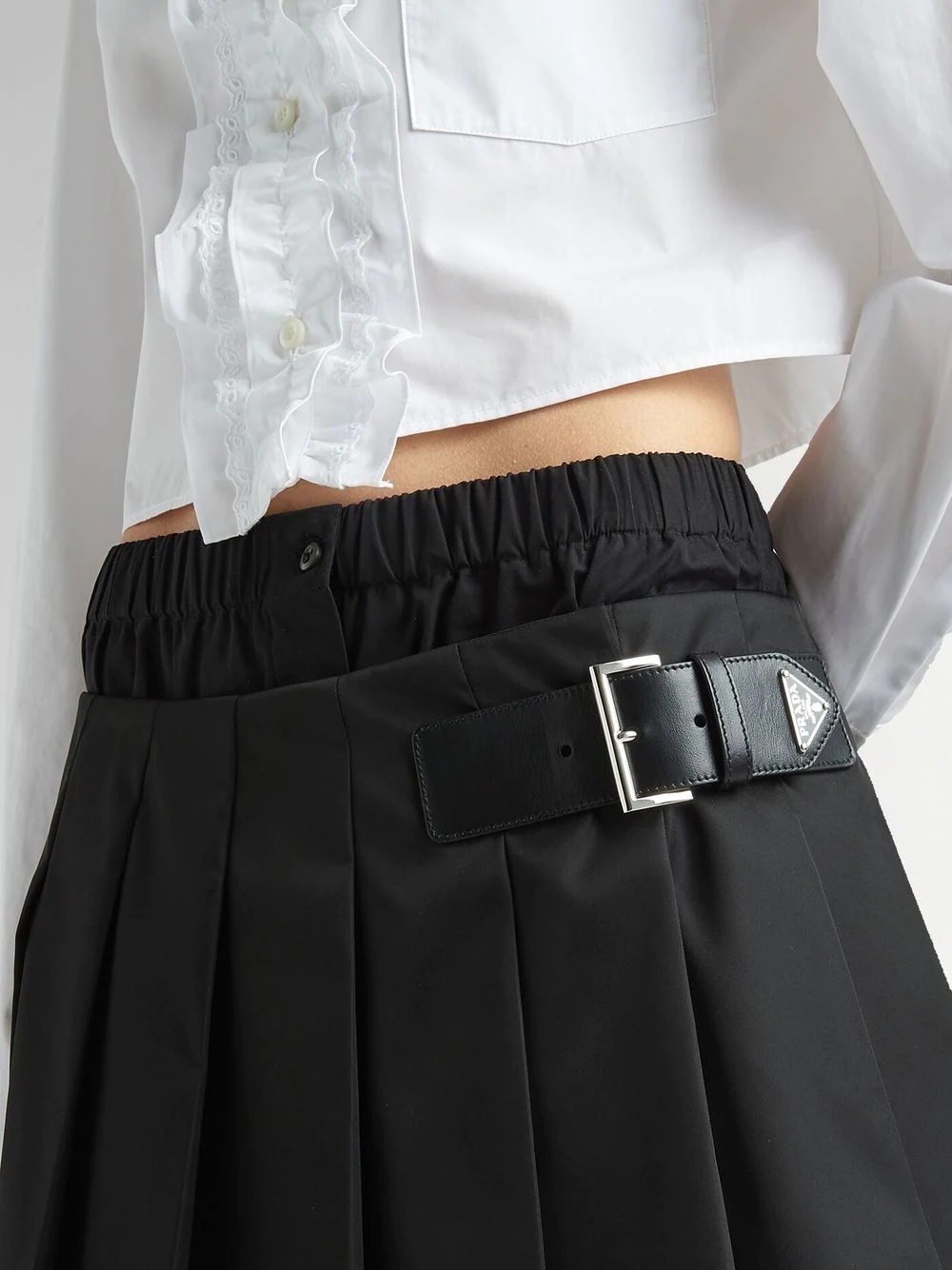 pleated mini skirt - 4
