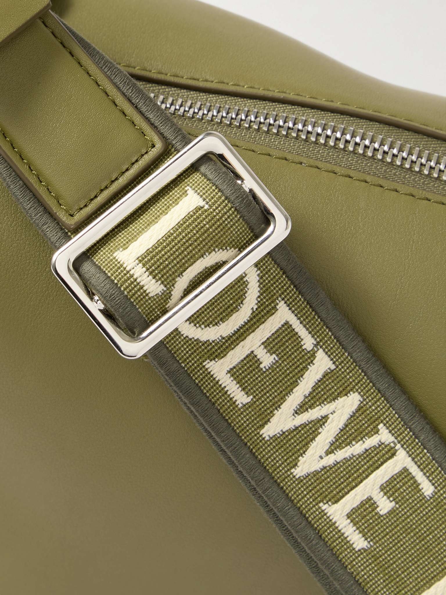 Cubi Small Leather Messenger Bag - 5