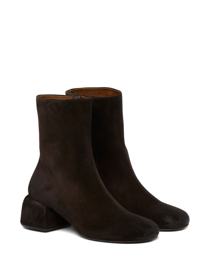 Marsèll Basata suede block-heel boots outlook