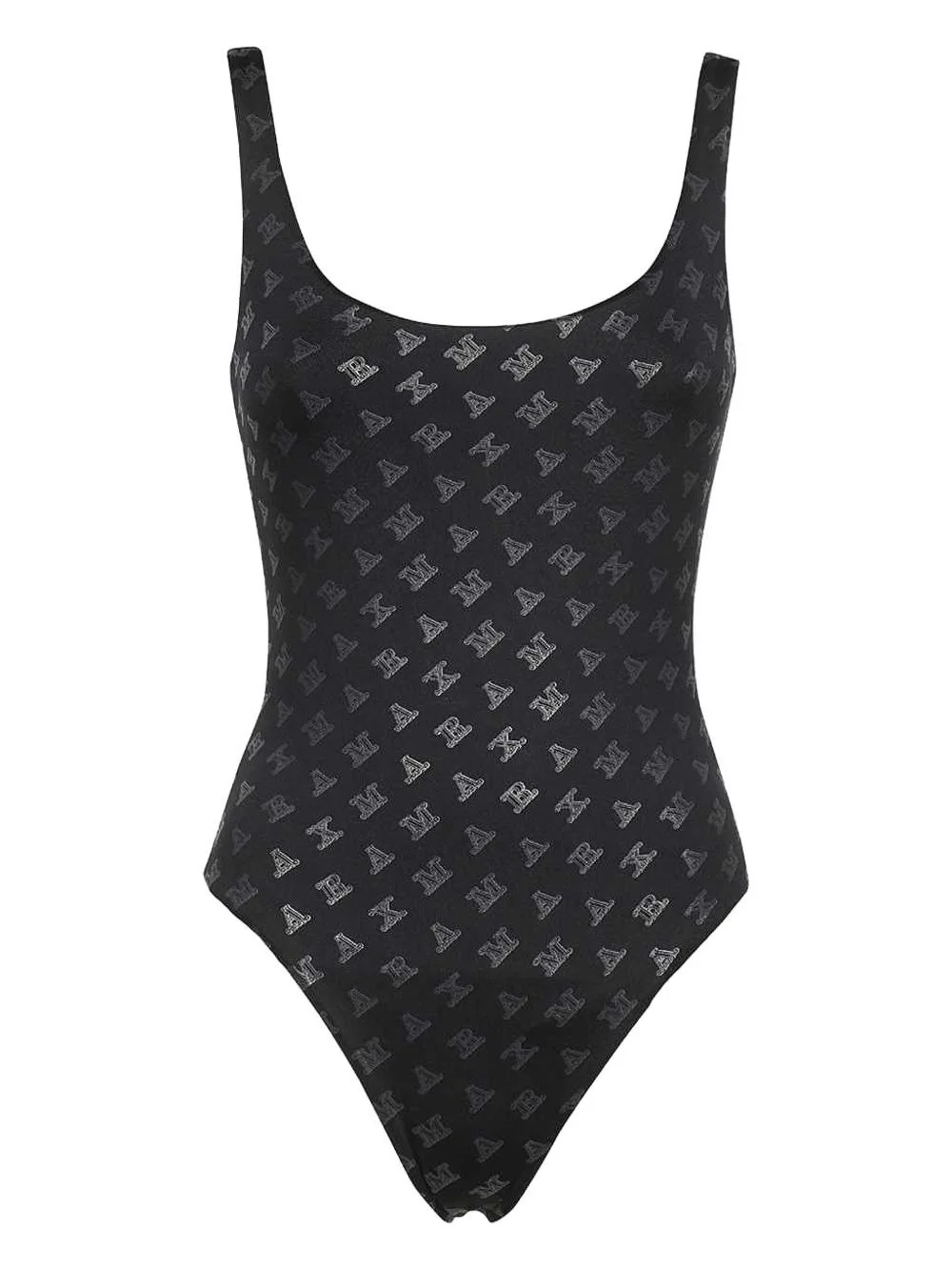 logo-print swimsuit - 1