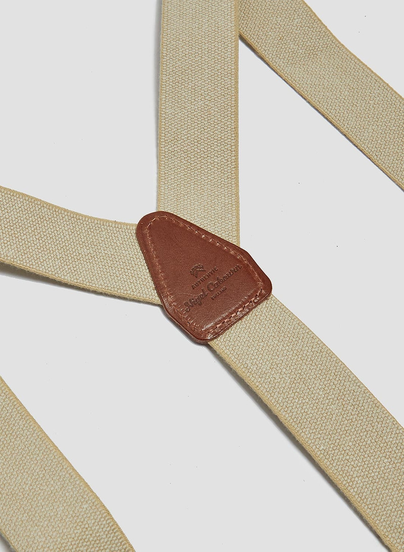 Nigel Cabourn Workwear Braces in Stone outlook