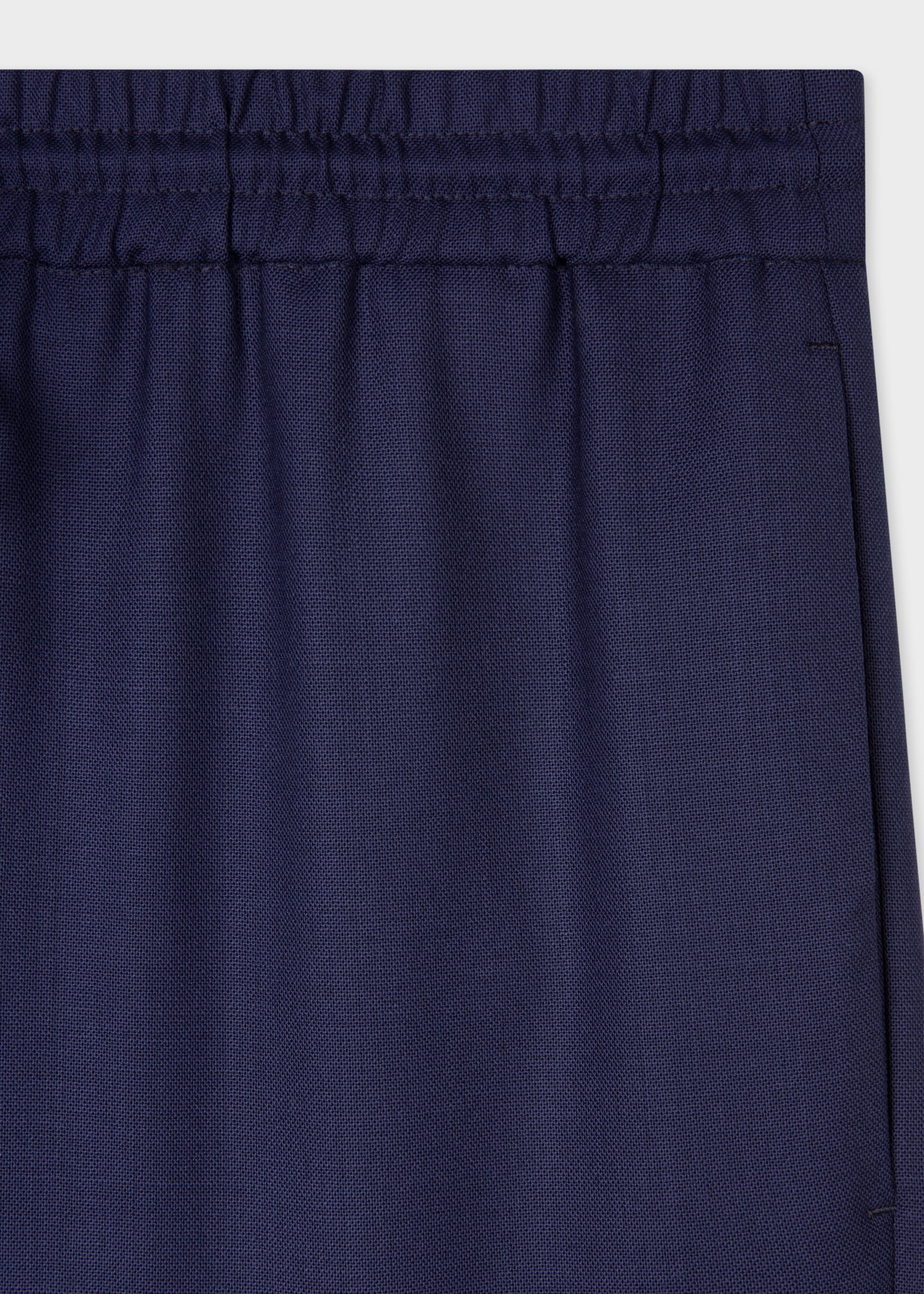 Drawstring Hopsack Pants - 3
