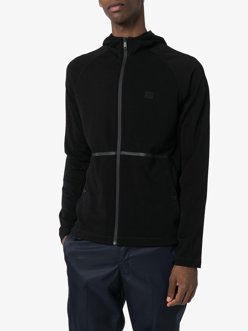 Technical taped seam hooded sweater - 3