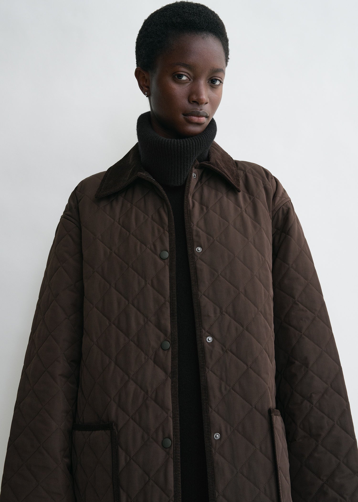 Quilted barn jacket espresso - 5