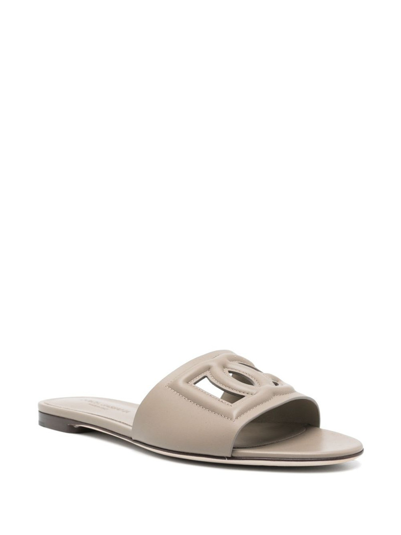 Dolce & Gabbana DG-logo leather sandals outlook