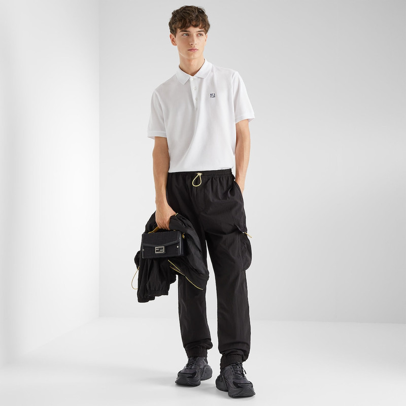 FENDI Pants Black nylon pants outlook