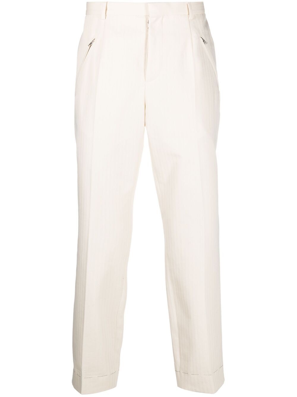 straight-leg trousers - 1