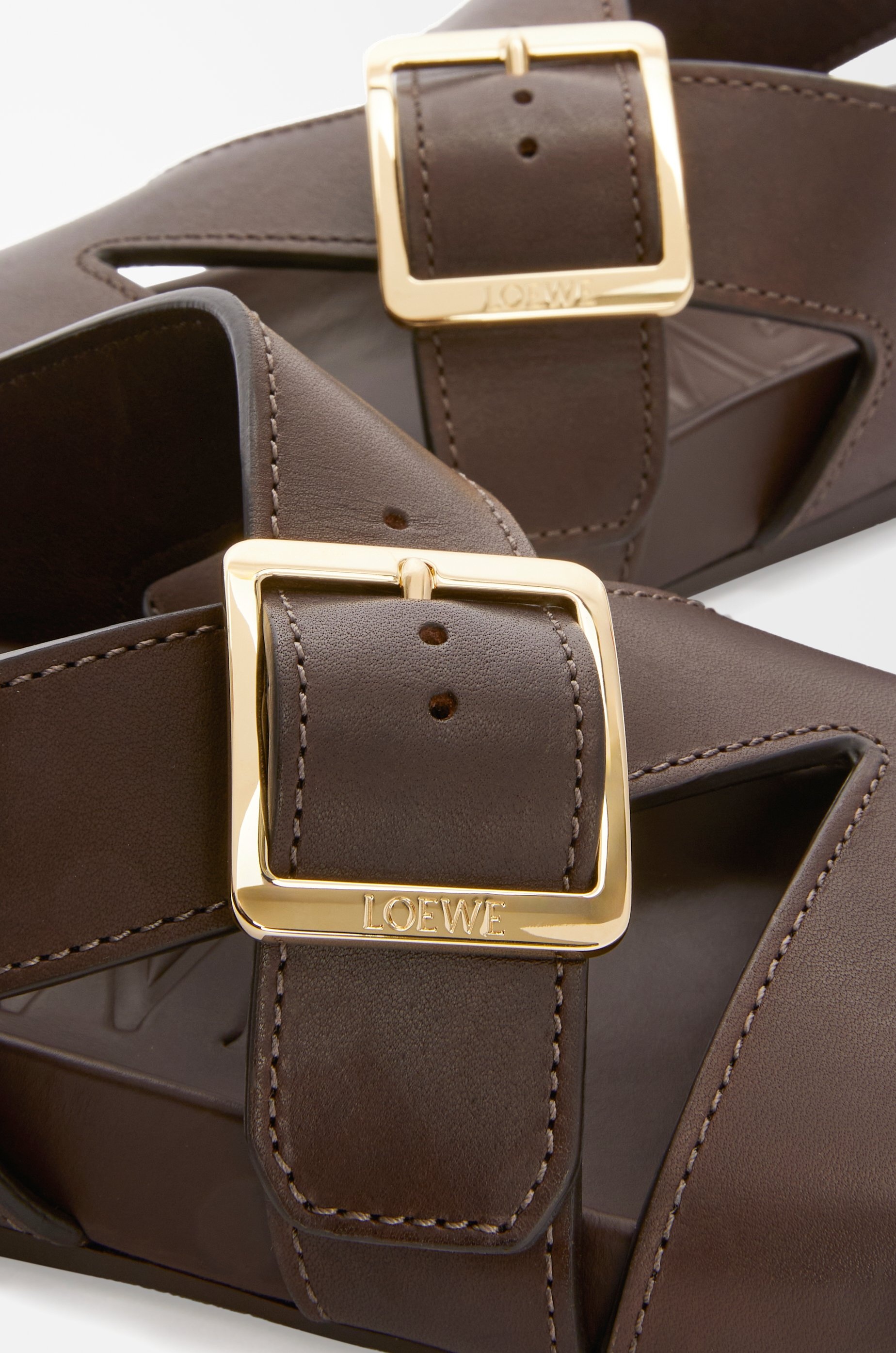 Ease Buckle sandal in vegetal calfskin - 5