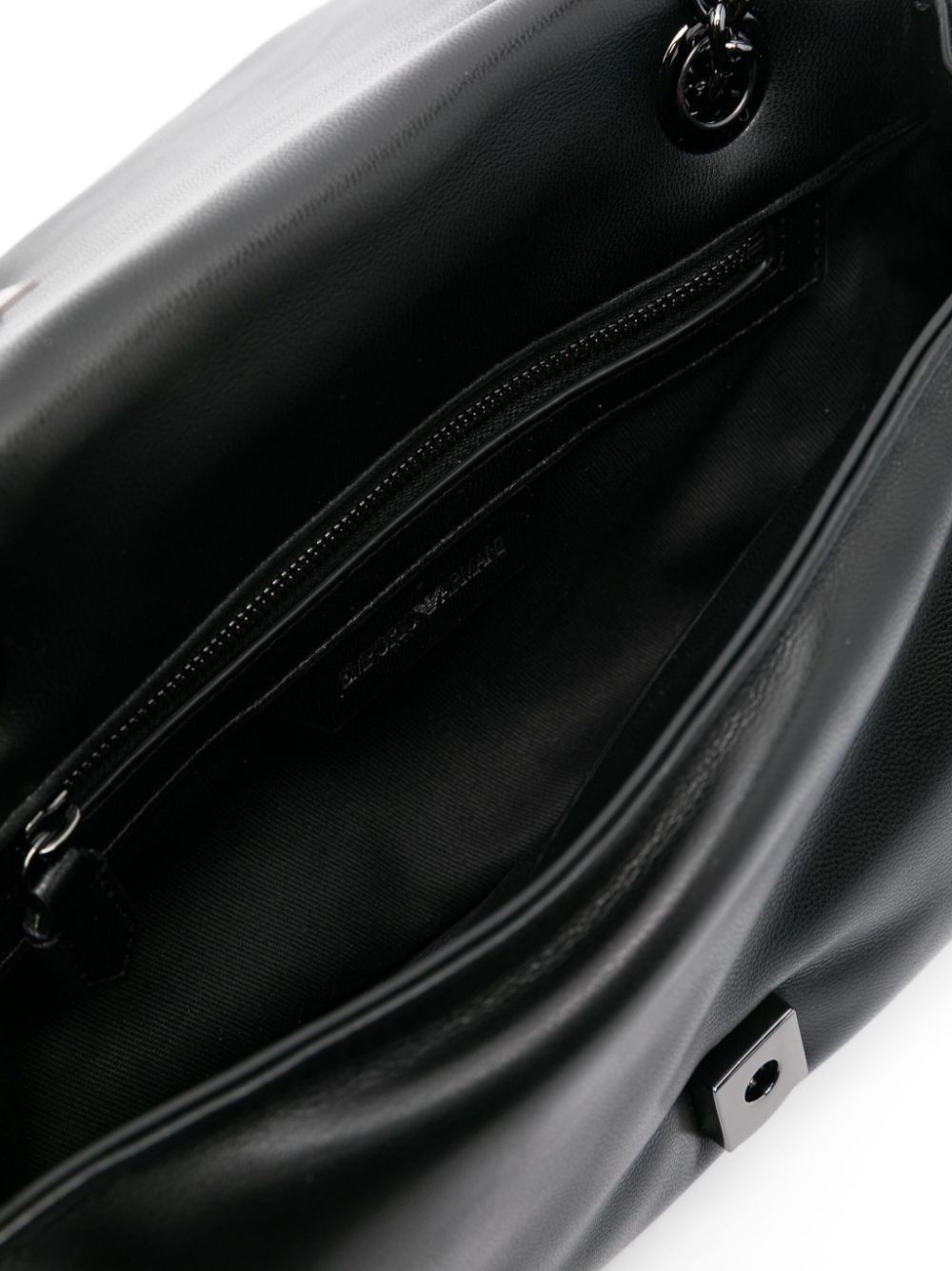 quilted faux-leather shoulder bag - 5