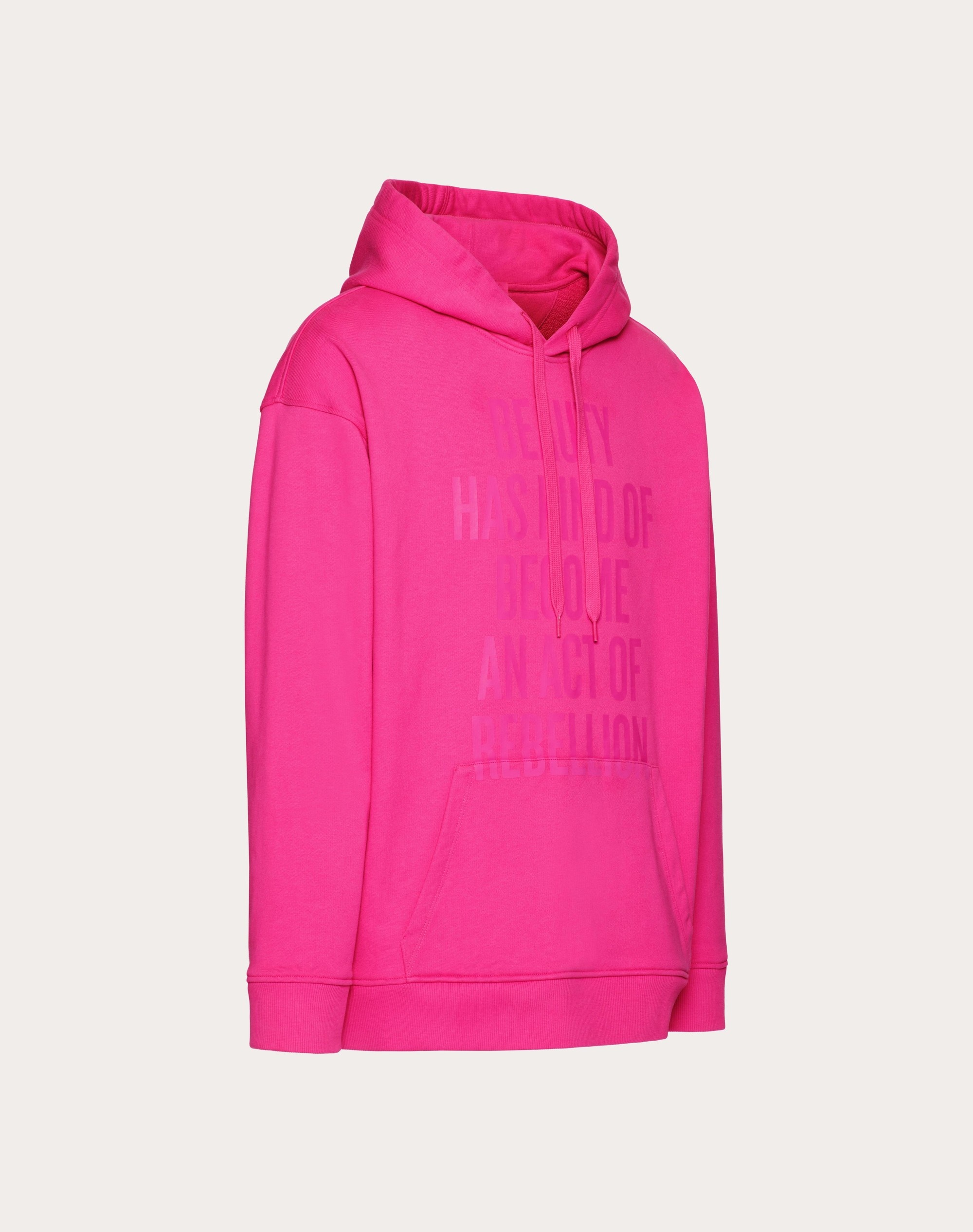 COTTON SWEATSHIRT « BEAUTY HAS KIND OF BECOME AN ACT OF REBELLION » PRINT BY DOUGLAS COUPLAND - 3