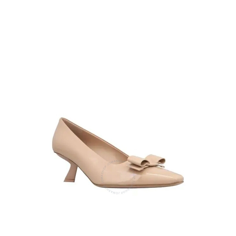 Ferragamo Anz Patent Leather Vara Bow Pumps - 2