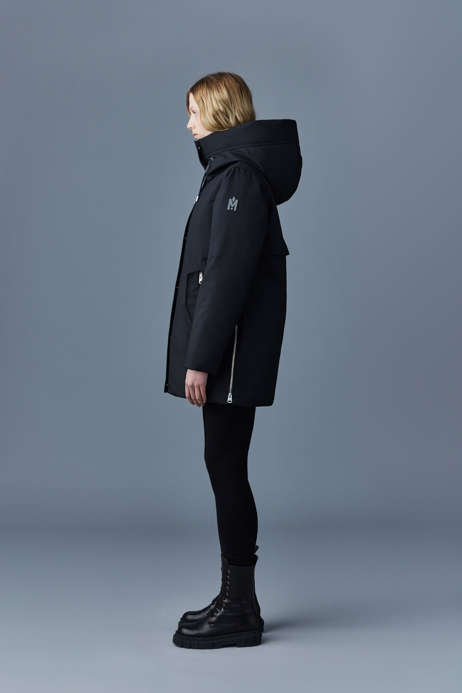 KINSLEE 2-in-1 oversized down parka with bib - 3