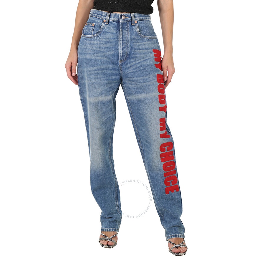 Gucci My Body My Choice Straight Leg Jeans - 3