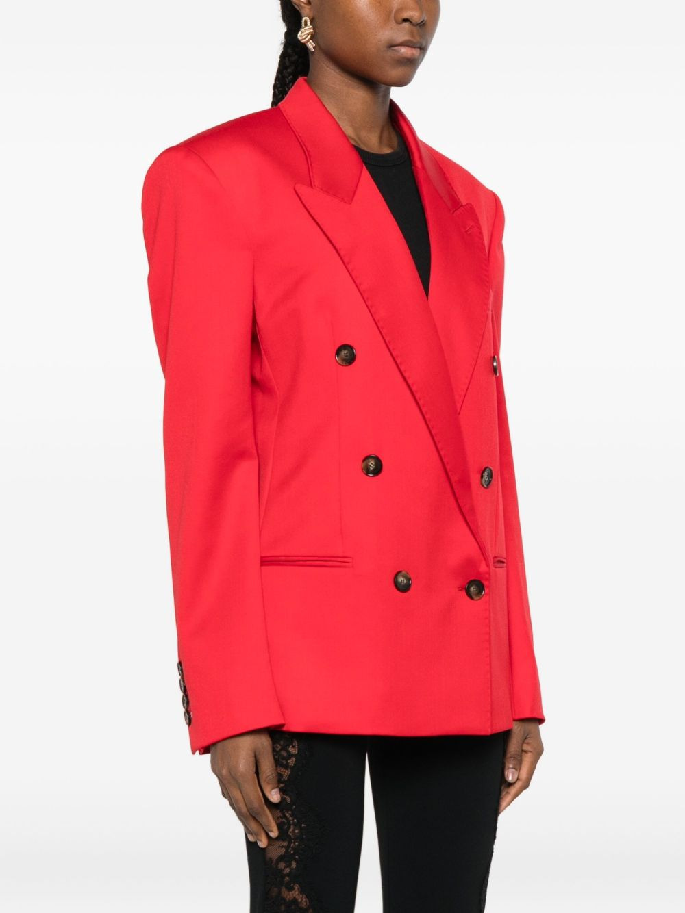 double-breasted blazer - 3