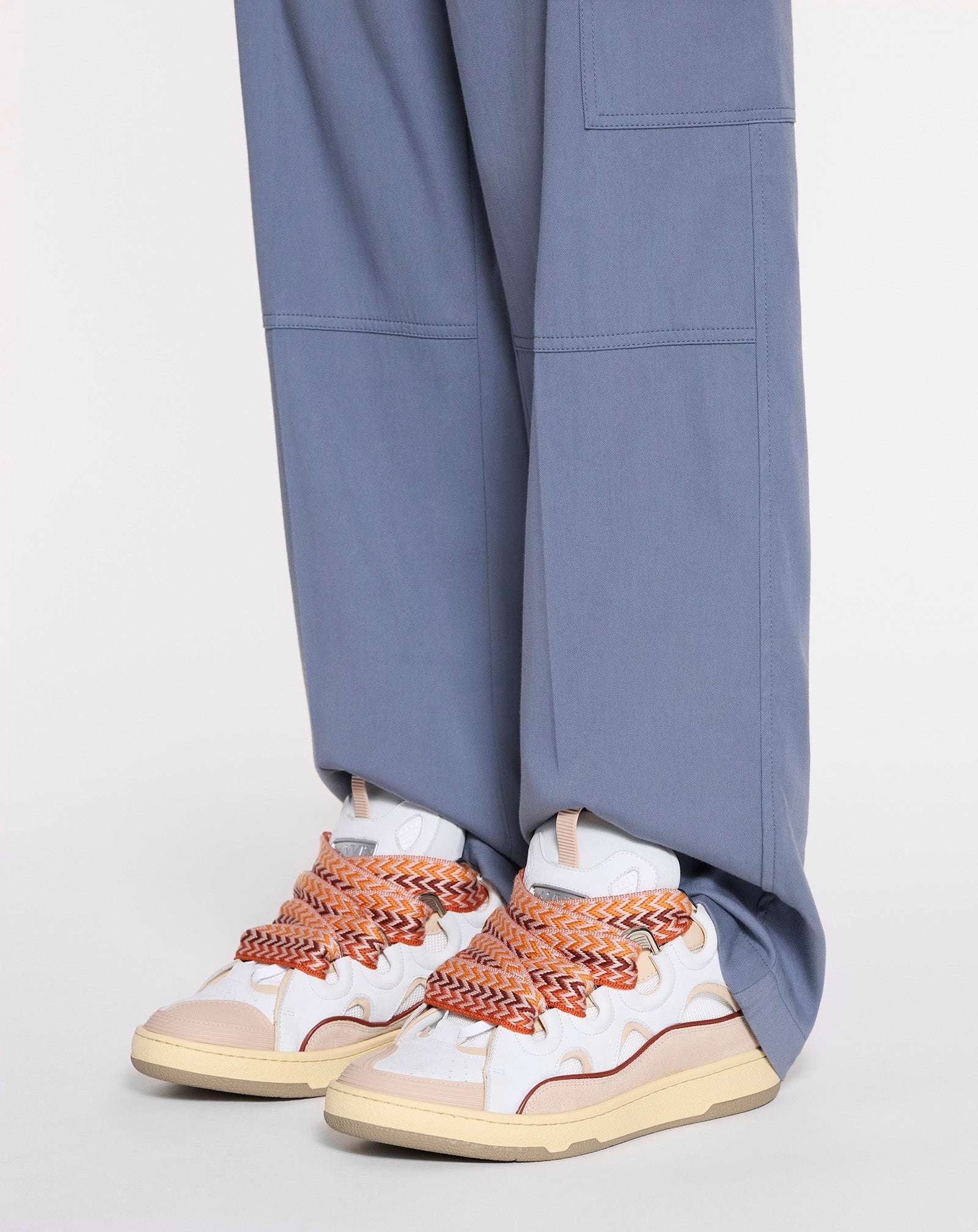CURB LEATHER SNEAKERS - 8