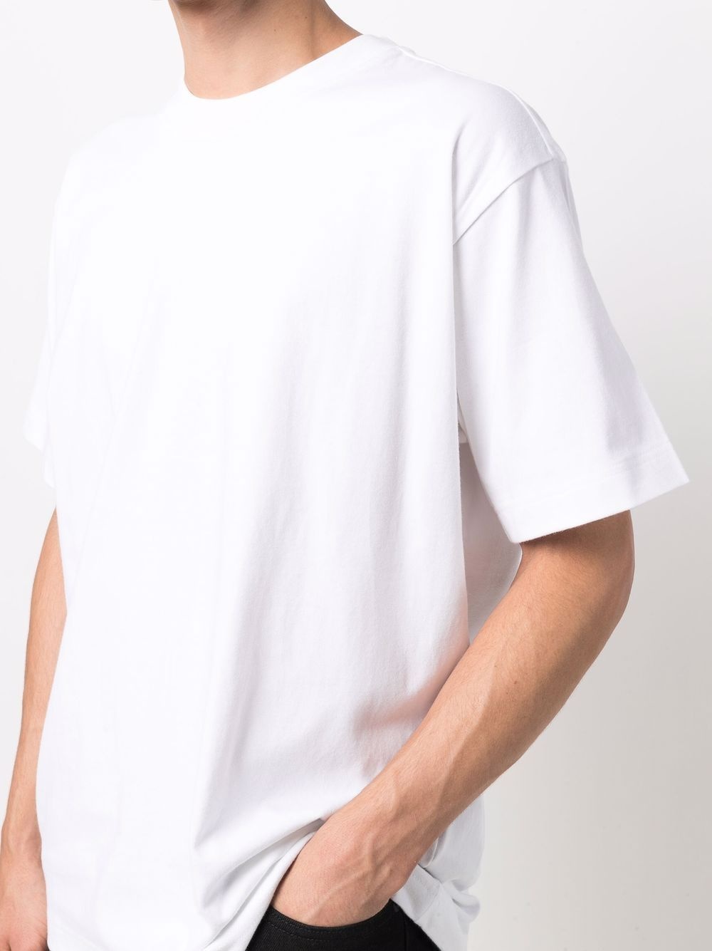 short-sleeved cotton T-shirt - 5