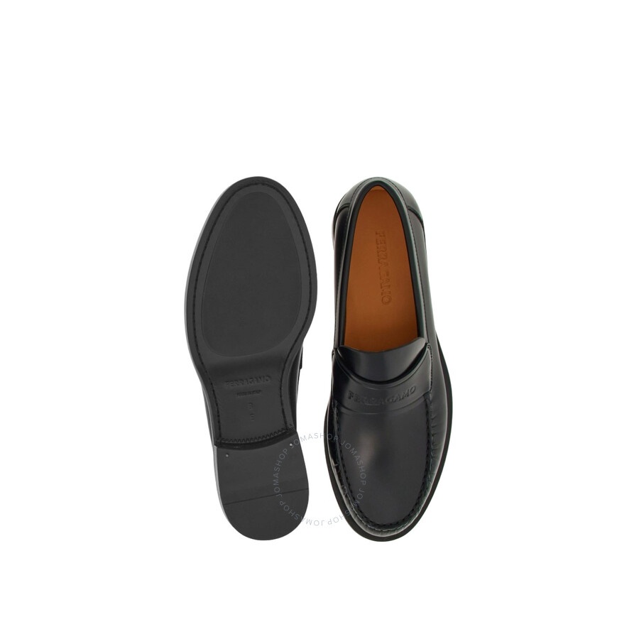 Ferragamo Fort Signature Leather Loafers - 4