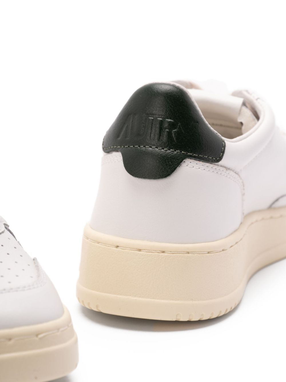 Medalist leather panelled sneakers - 4