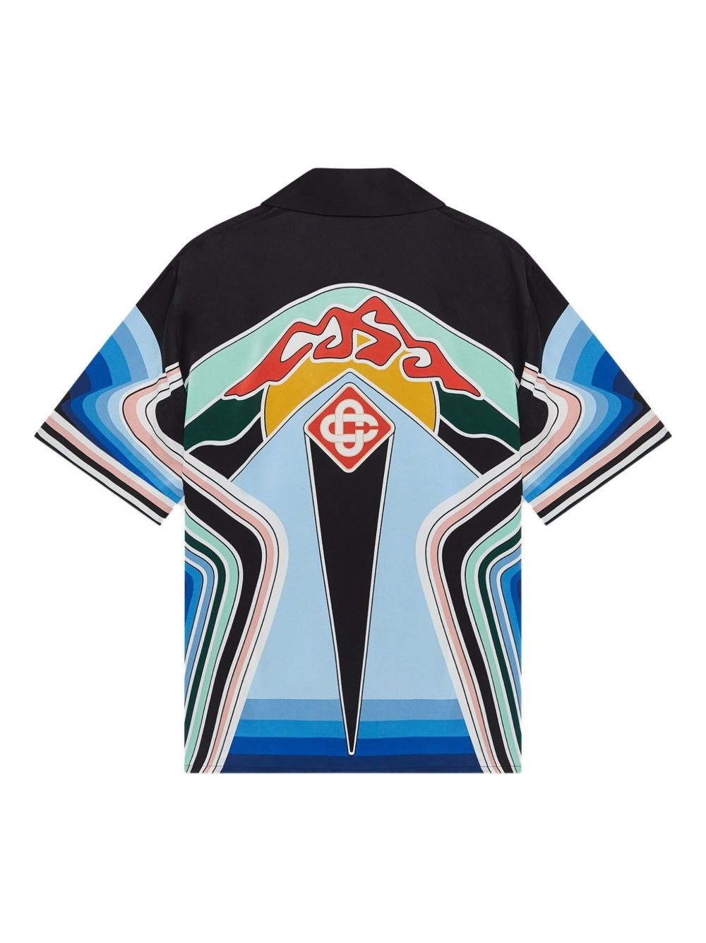 Graphic Mountain graphic-print shirt - 4