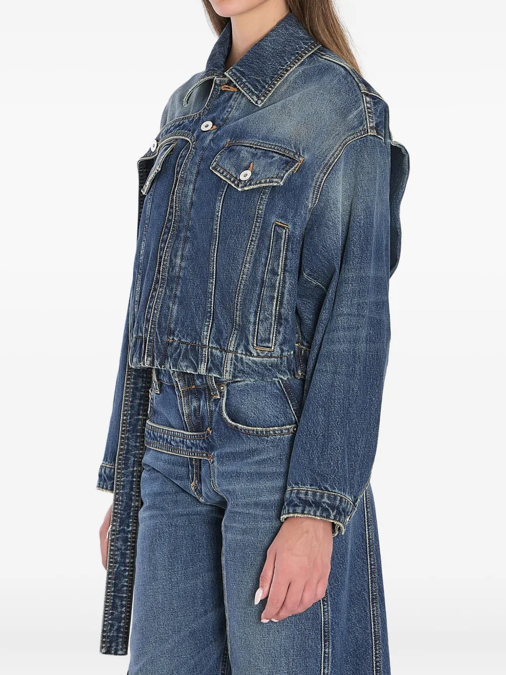 Jean Paul Gaultier Women Oversized Denim Jacket - 4