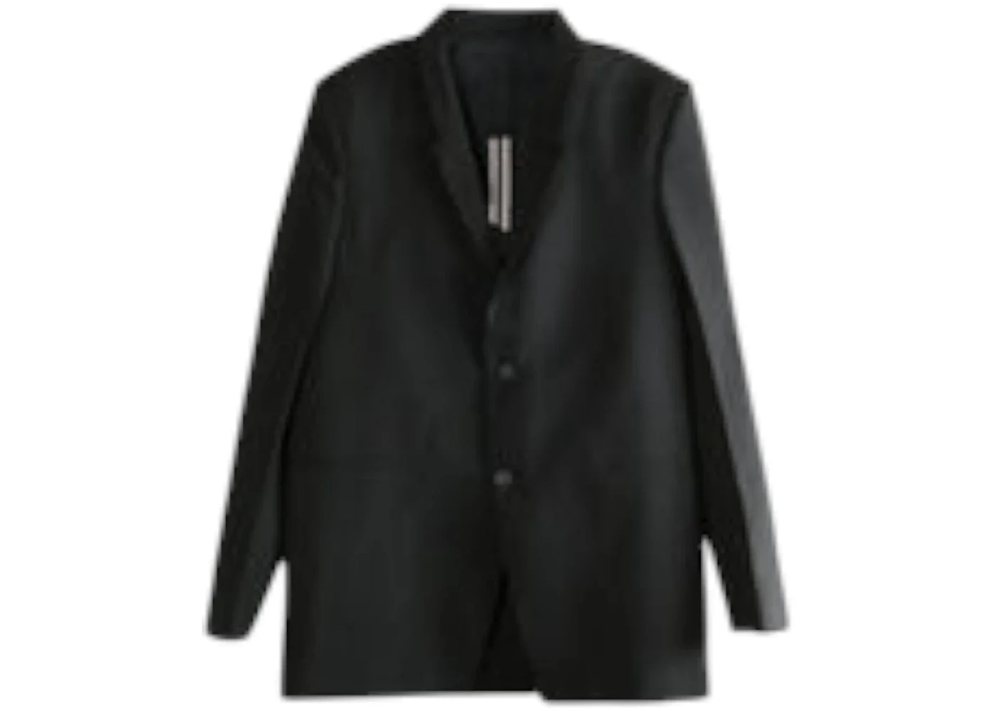 Rick Owens Virgin Wool Concordian Jacket Black - 1