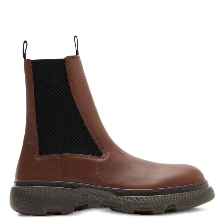 Burberry Creeper Leather Chelsea Boots - 1