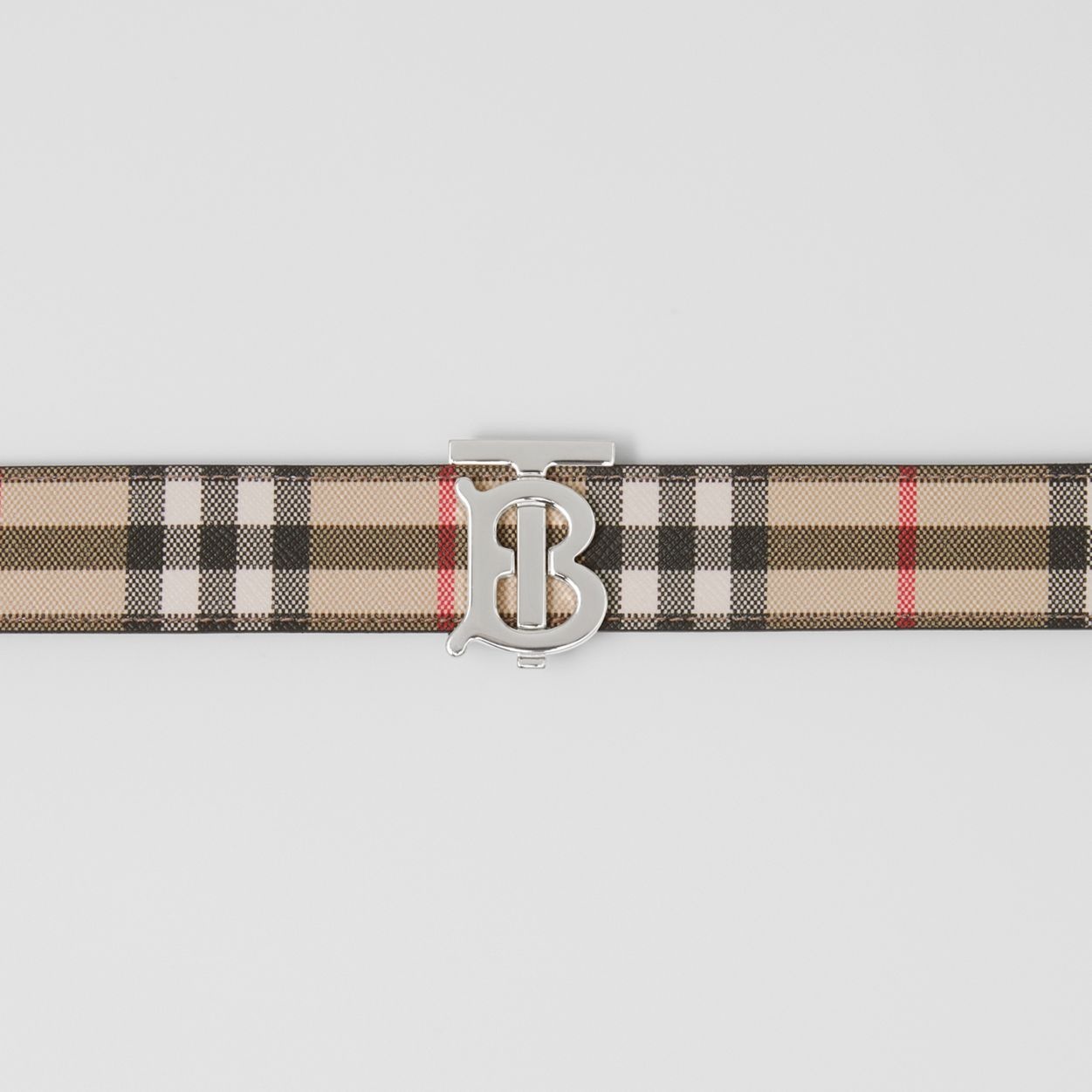 Reversible Monogram Motif Vintage Check Belt - 2