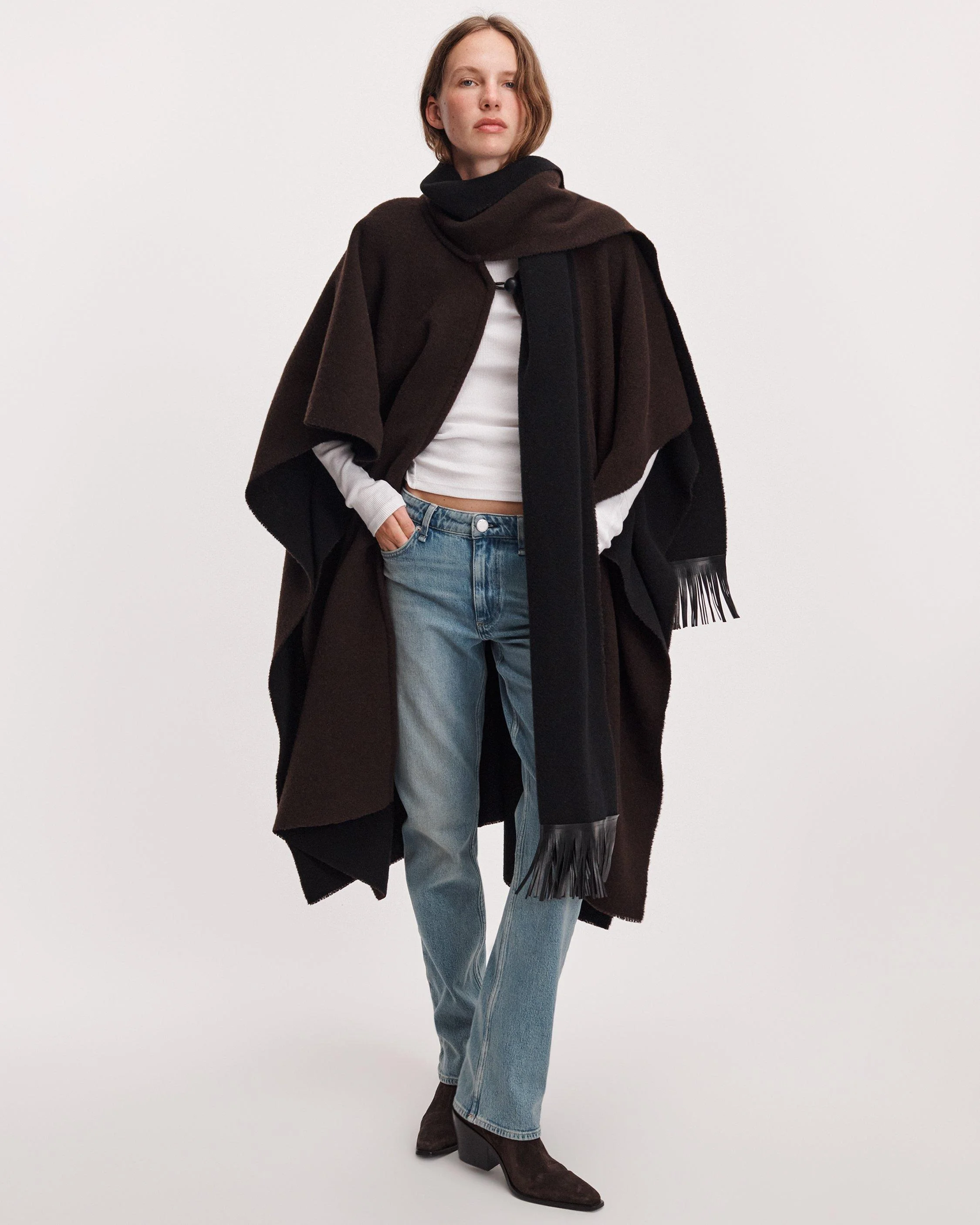 Brooke Scarf Poncho - 1