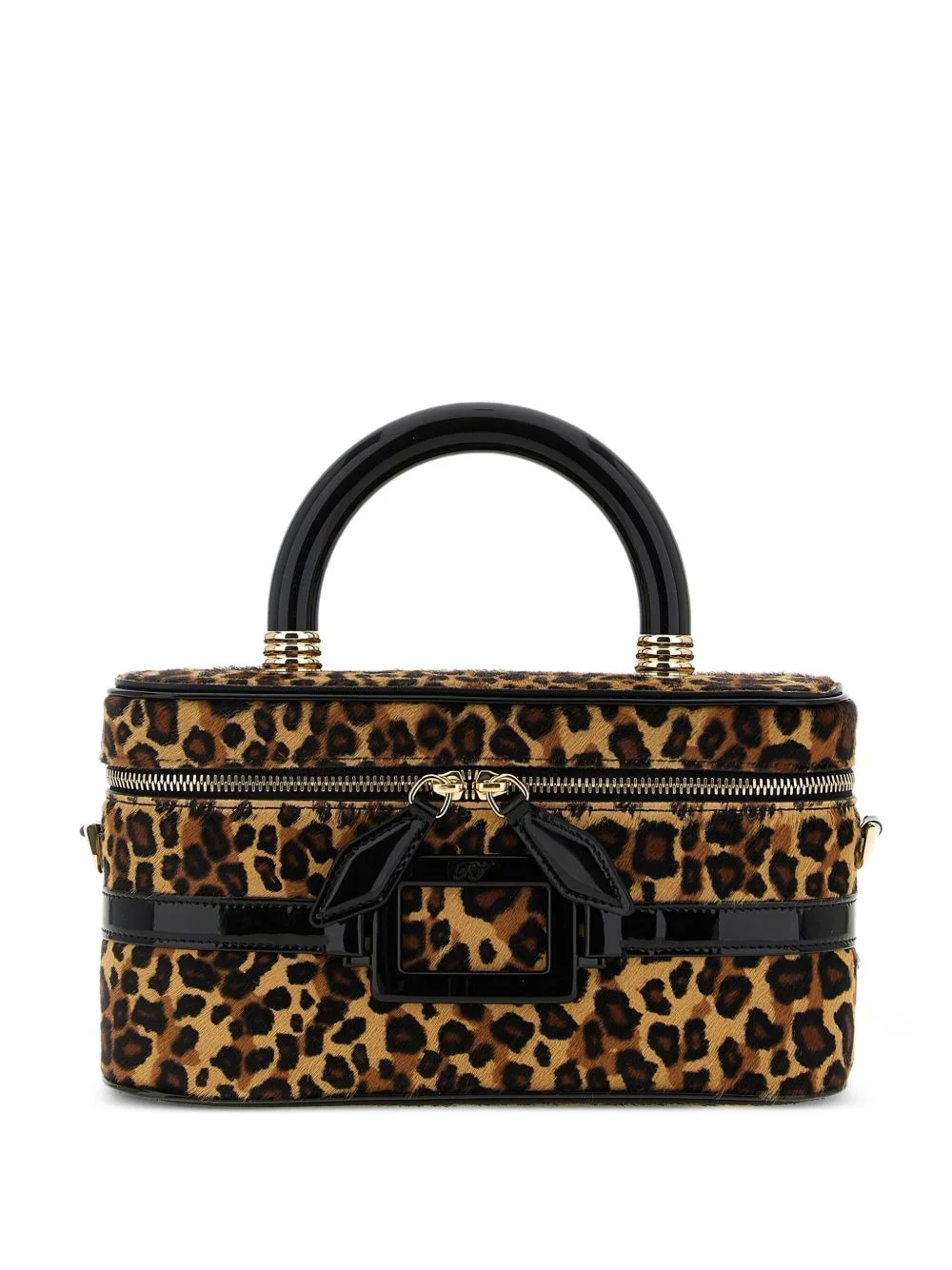 Belle Vivier leopard-print buckle tote bag - 1