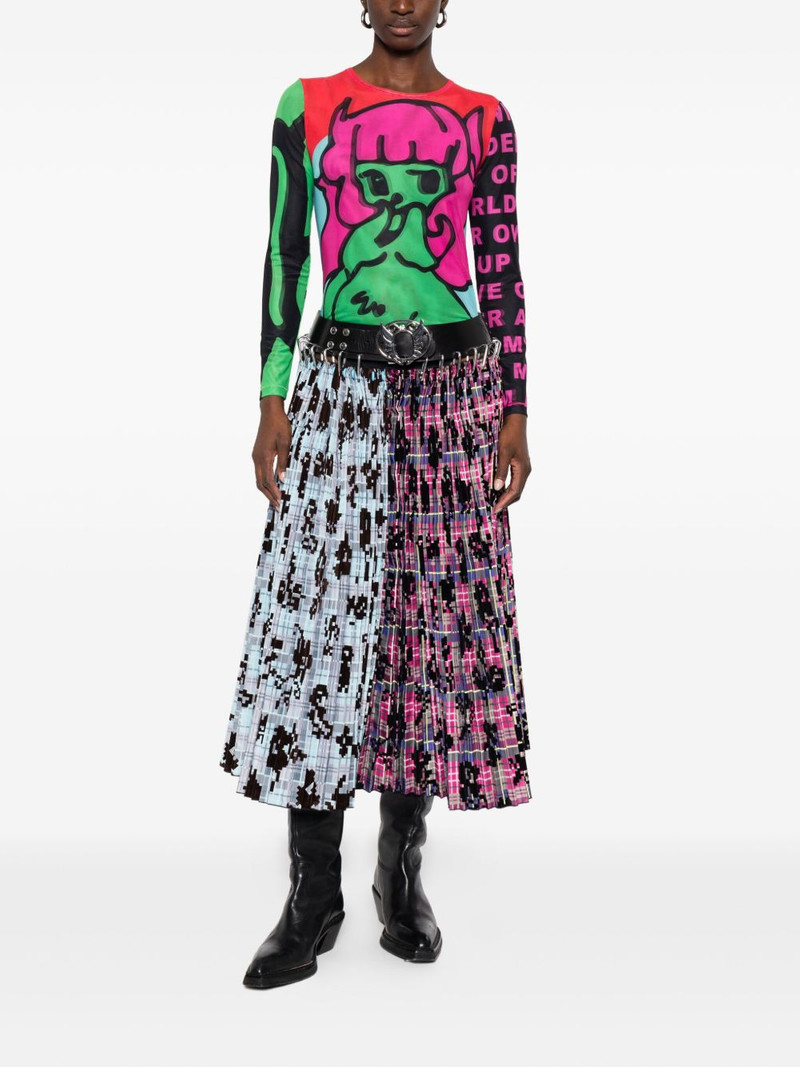 Chopova Lowena pleated carabiner skirt outlook