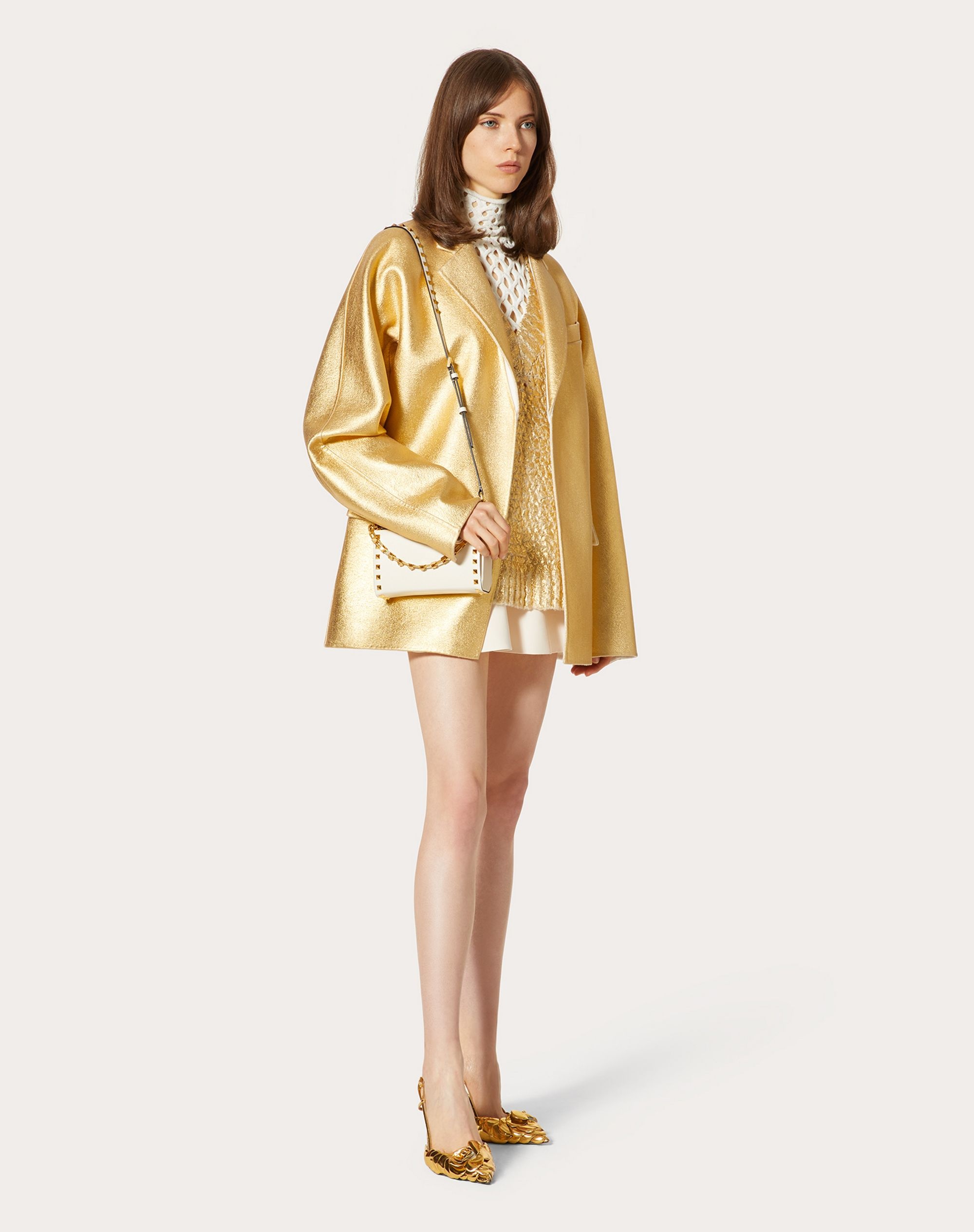 VEST IN GOLD WOOL - 2