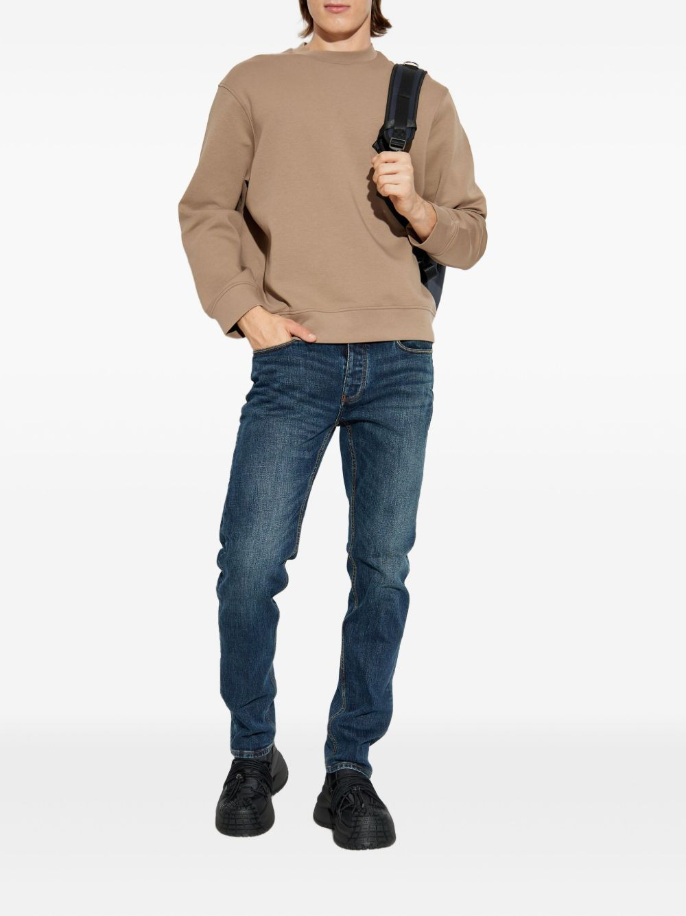 logo-embroidered sweatshirt - 2