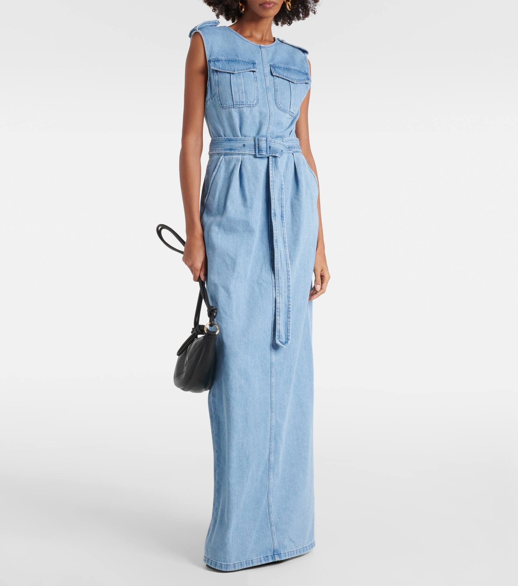 Dries Van Noten Denim maxi dress | mytheresa | REVERSIBLE