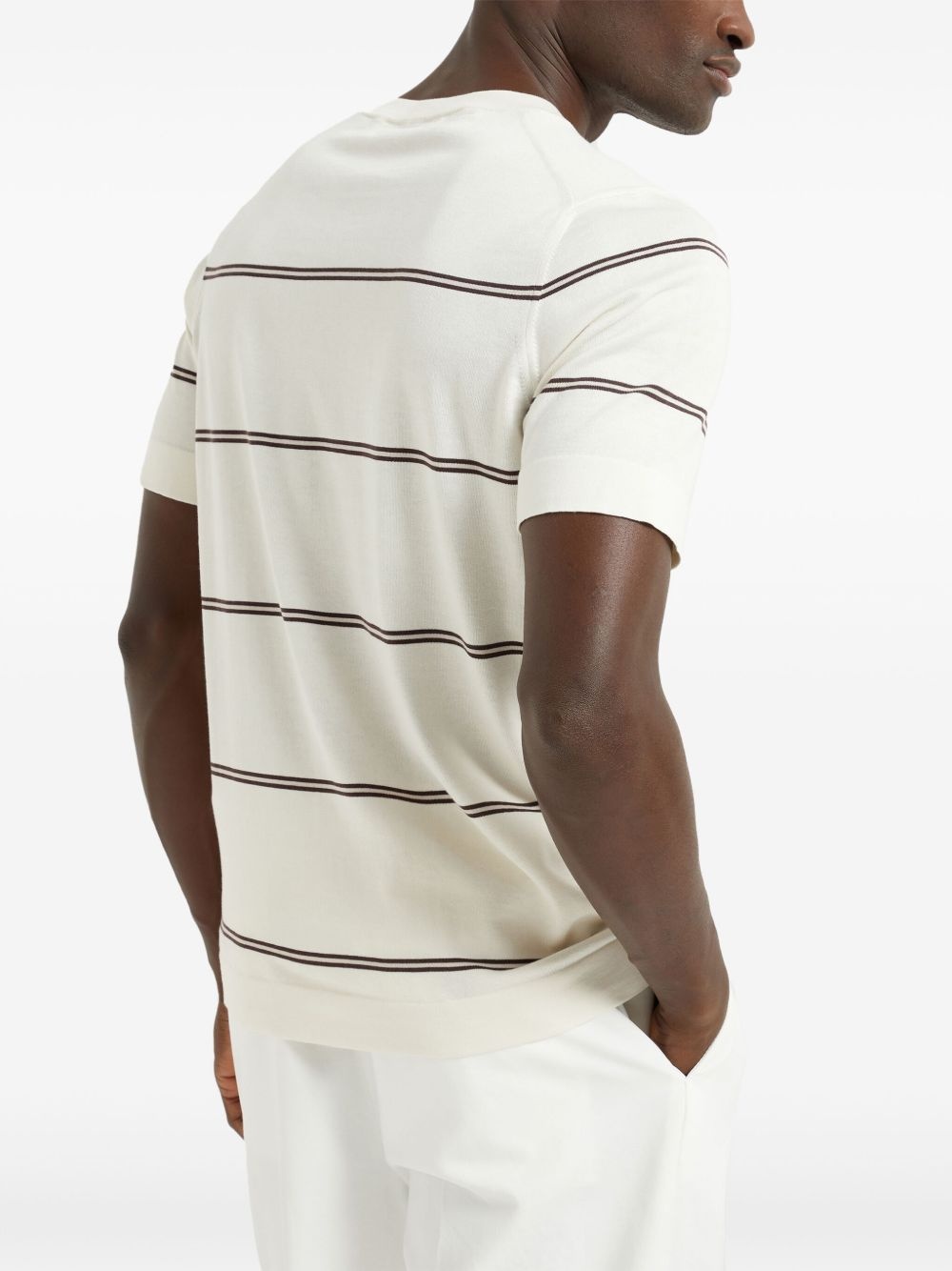 striped t-shirt - 4