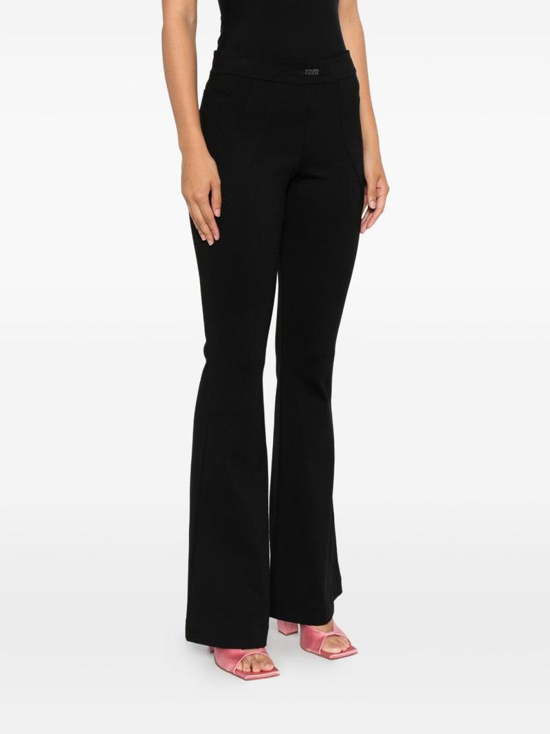 pocket-detail flared trousers 3