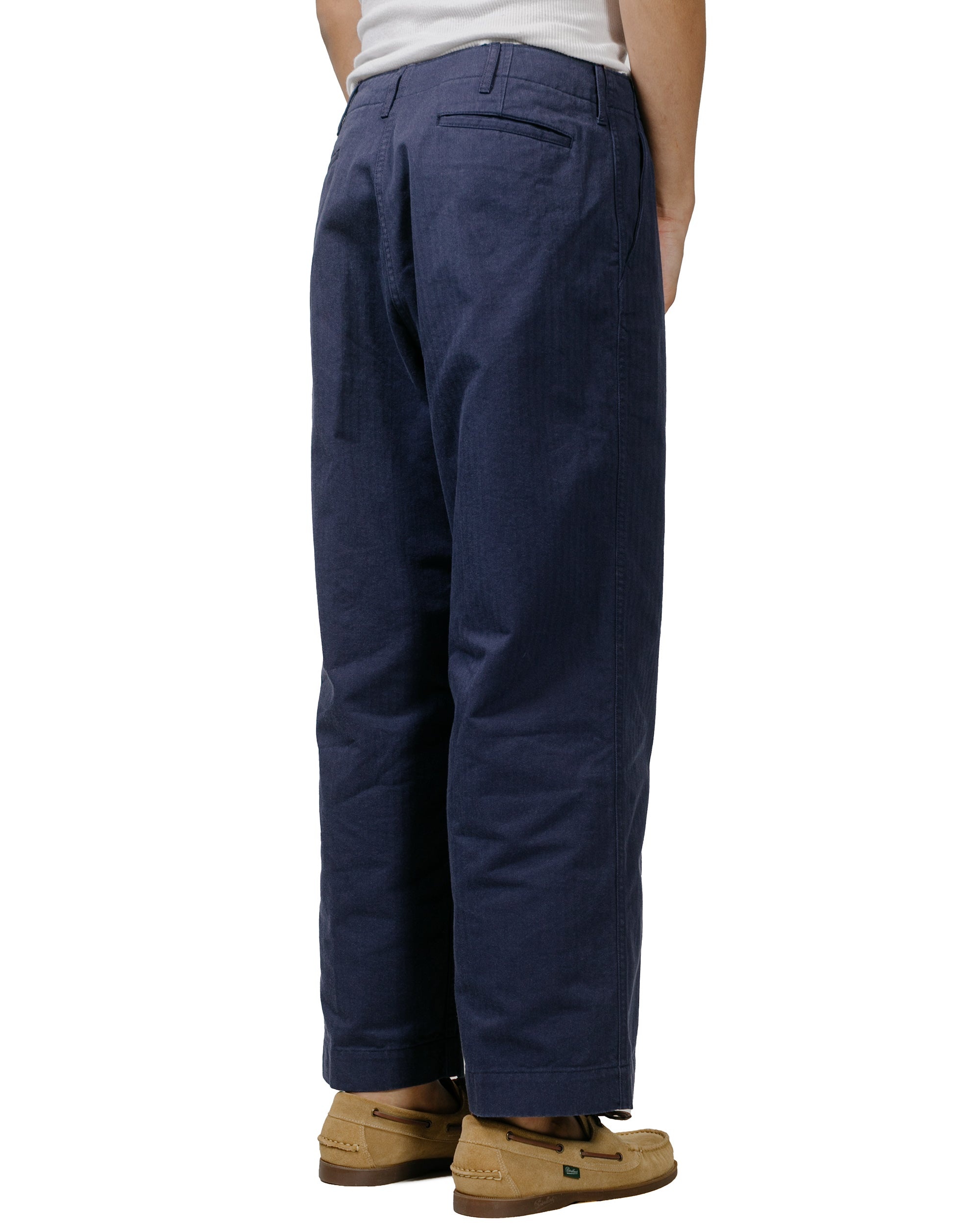 MIL Trousers Herringbone Navy - 3