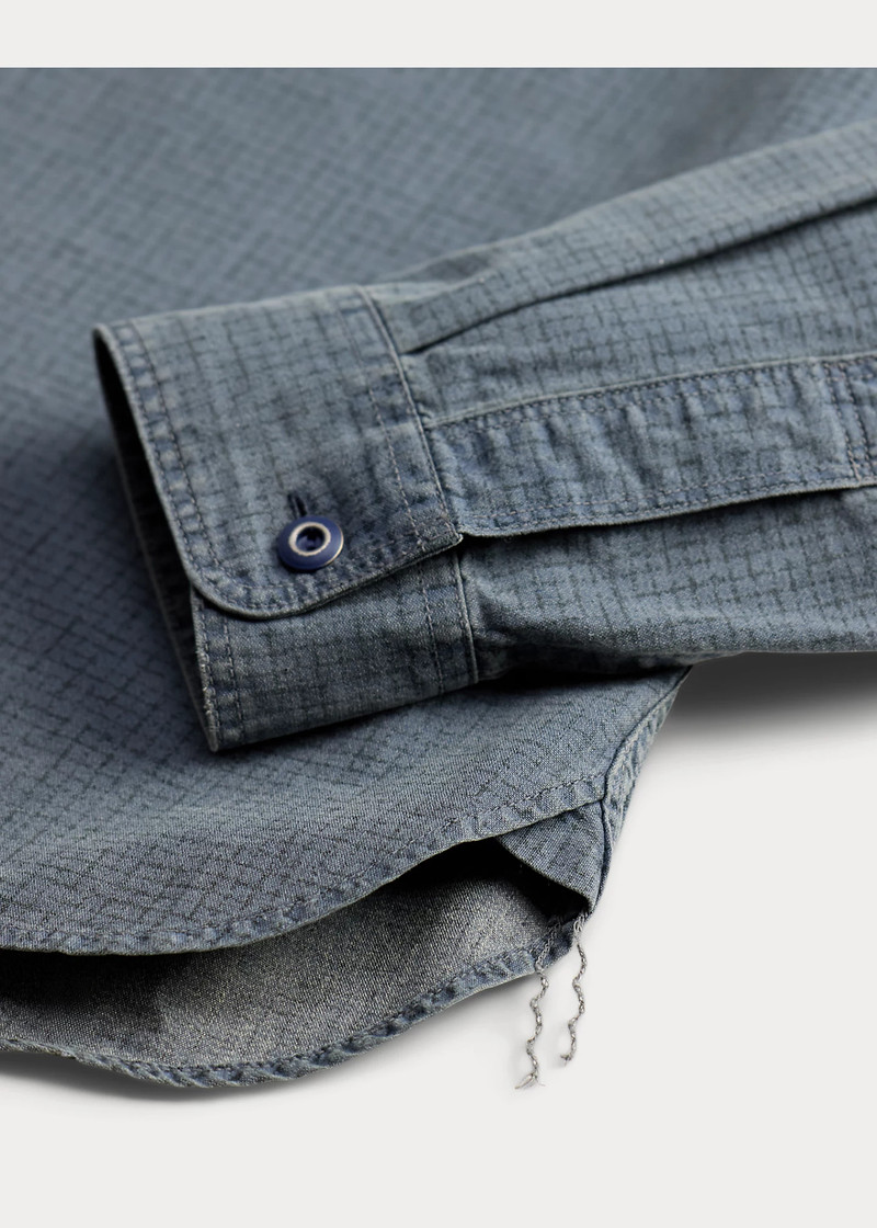 Check-Print Woven Workshirt 3