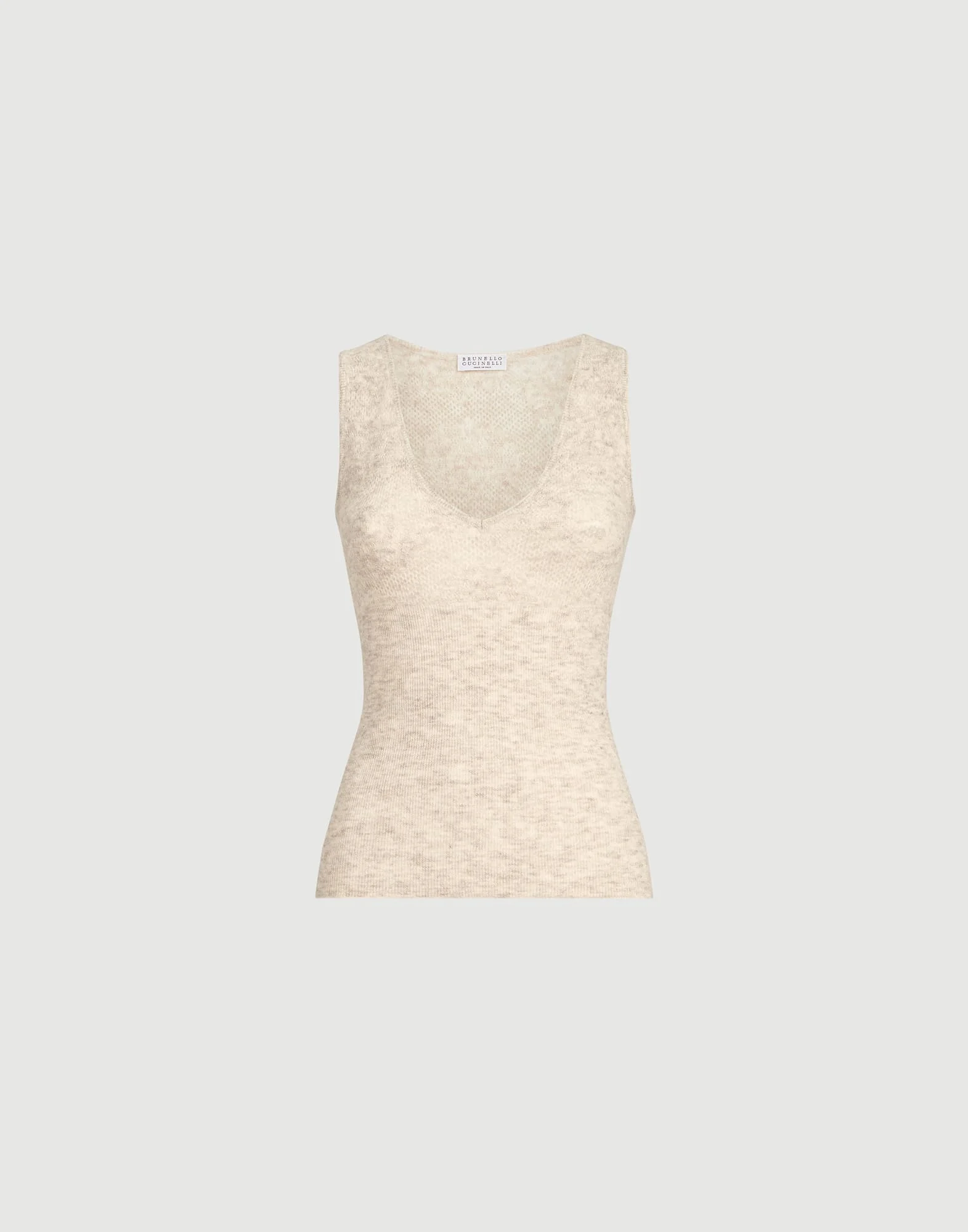 Silk, alpaca and wool flower lace knit top - 1