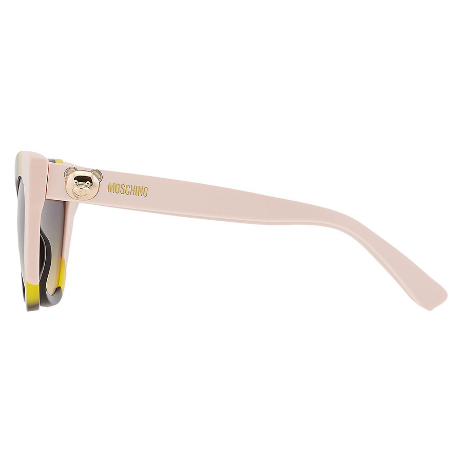 Moschino Grey Shaded Green Cat Eye Ladies Sunglasses MOS122/S 071C/JE 53 - 5