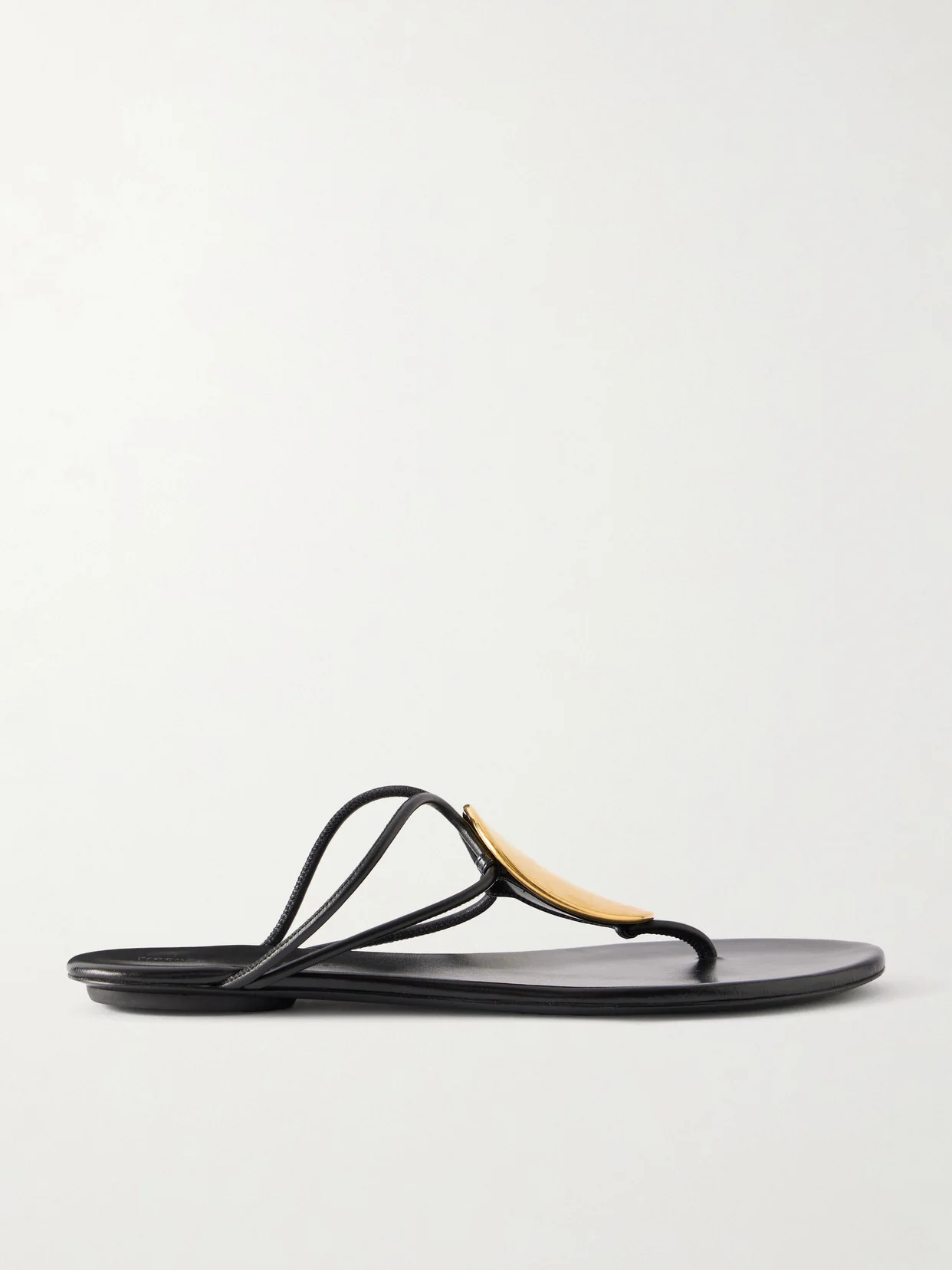 Uma Embellished Leather Sandals - 1