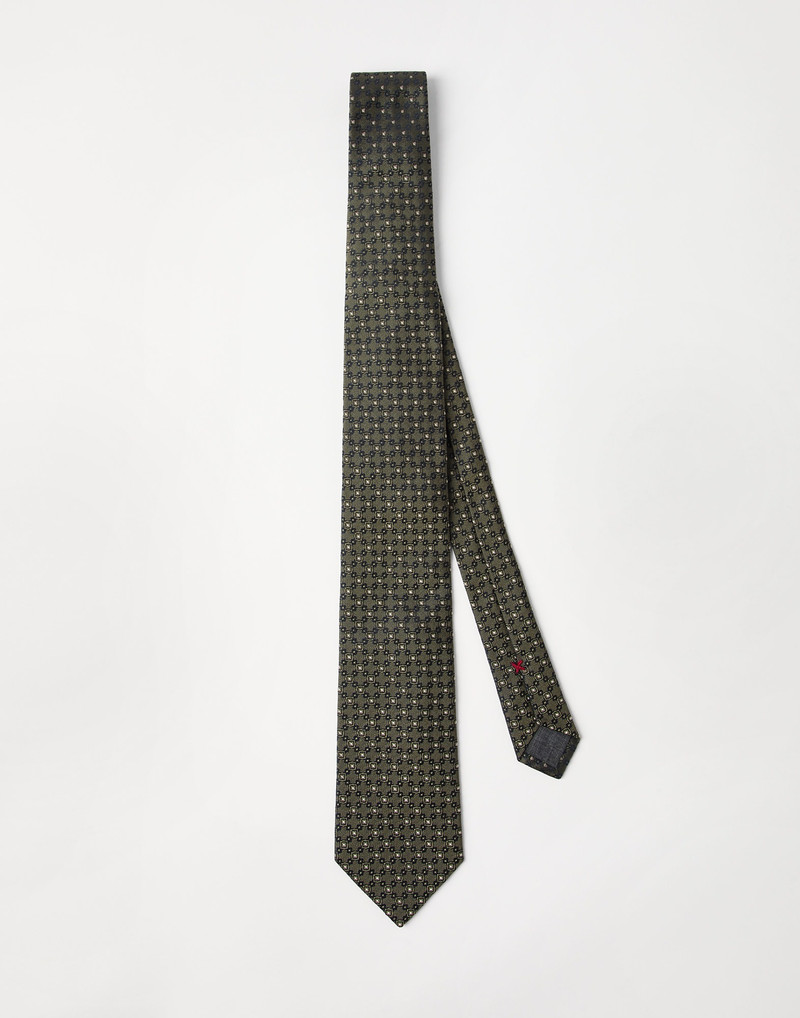 Silk jacquard tie 1
