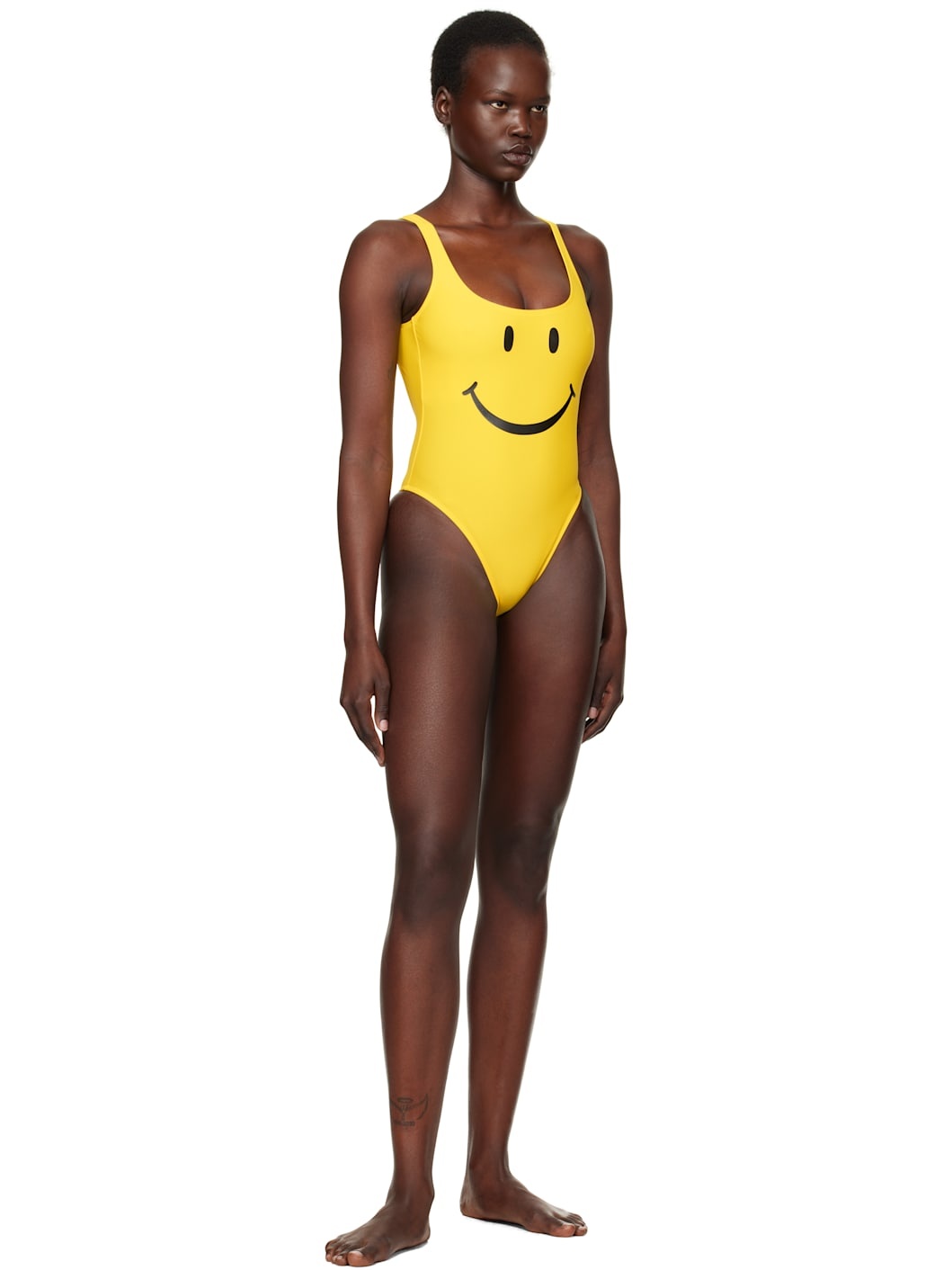 Yellow Smiley Swimsuit - 4