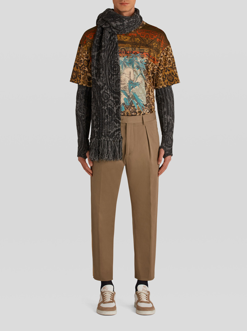 Etro JUNGLE PATTERN CARPET PRINT T-SHIRT outlook