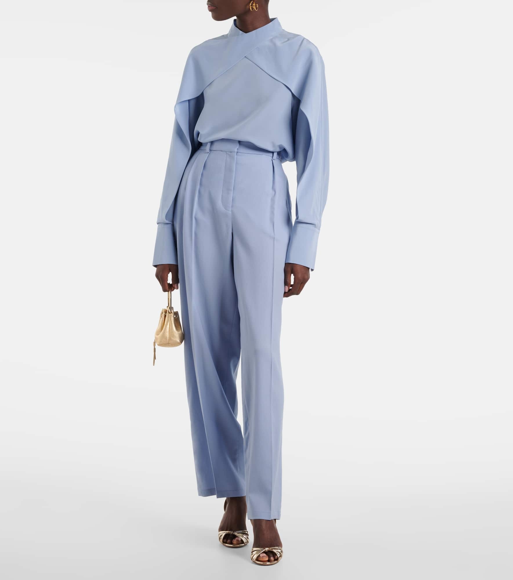 Bailie silk crêpe de chine blouse - 2